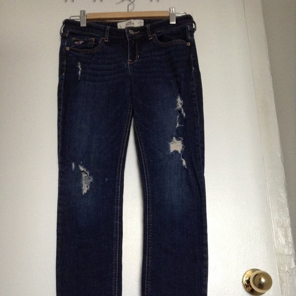 Hollister Womens' Skinny Distressed Jeans Sz. 5L - Picture 2 of 13